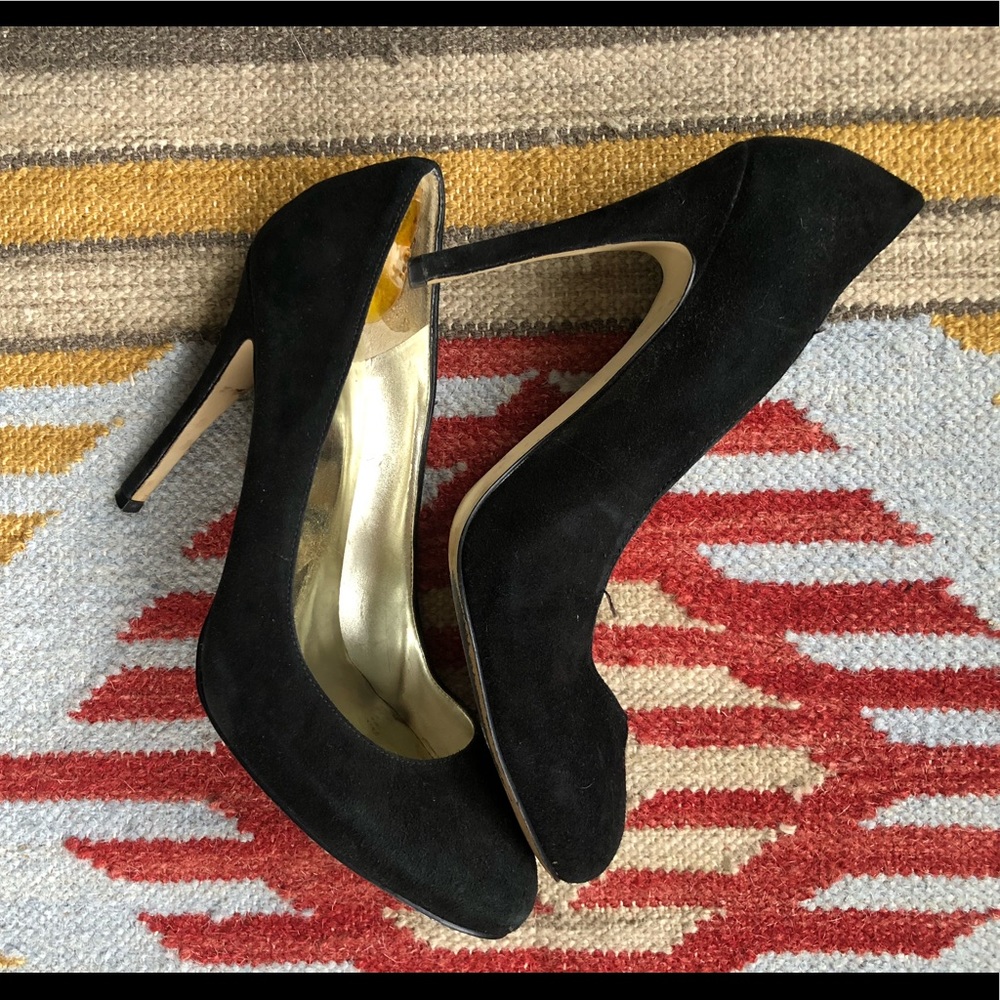 Black suede Guess by Marciano heels